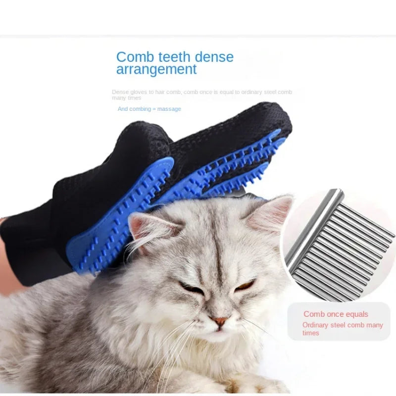 Pet Grooming Glove Brush